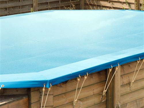 Bâche hiver pour piscine bois Linéa UrbanPool 4,50 x 2,50 m - Ubbink