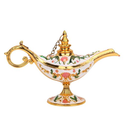Décoration Lampe Aladdin Alliage De Zinc Magique Souhaitant Décoration Cadeaux
