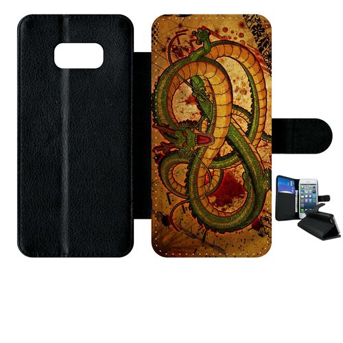 Etui À Rabat Samsung Galaxy S8+ Plus Dragon Manga