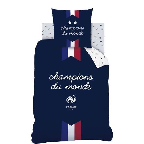 FFF Housse de couette + Taie - 140x200 cm - 2 Etoiles