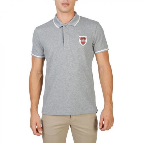 Oxford University - QUEENS-POLO-MM Taille L,Couleur Gris