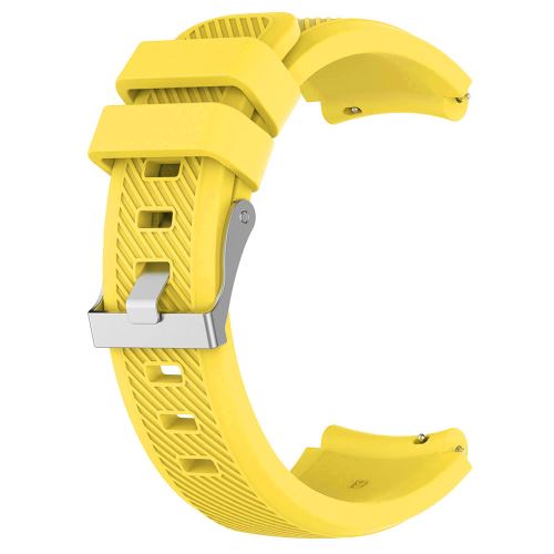 Bracelet de montre Compatible avec Huawei Watch GT 22 mm, Silicone - Jaune