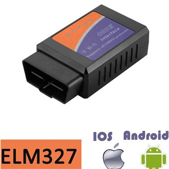 Outil de Diagnostic pour Voiture ELM327 V2.1 OBD2 Bluetooth - Noir