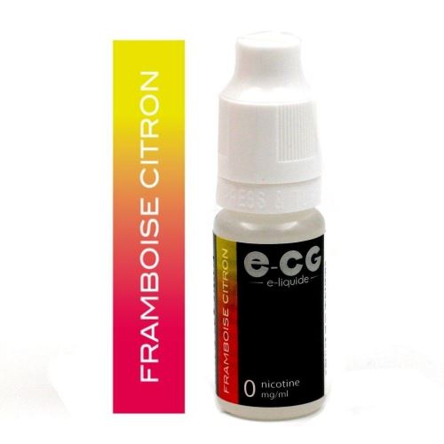 E-liquide E-CG - Framboise-Citron 0 mg/ml