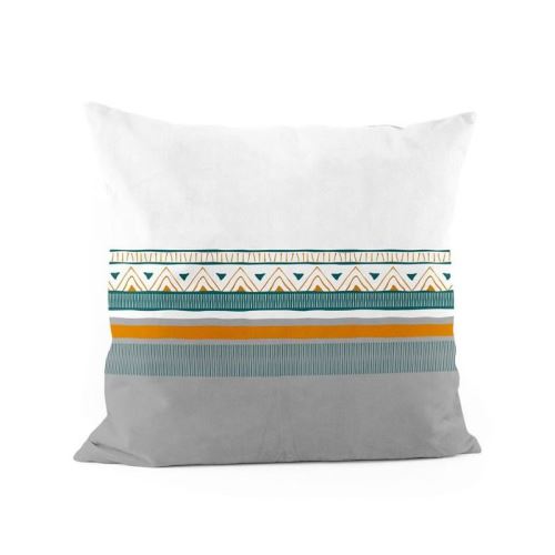 MARLENE BACKER Coussin déhoussable Tobias - 45x45 cm - Gris