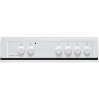 Brandt BCG6640W - Cuisinière - pose libre - largeur : 60 cm - profondeur : 61.8 cm - hauteur : 85 cm - avec système auto-nettoyant - blanc