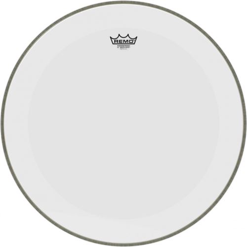 Remo P3-1222-C1 - Peau Powerstroke 3 blanc lisse 22 pour grosse caisse