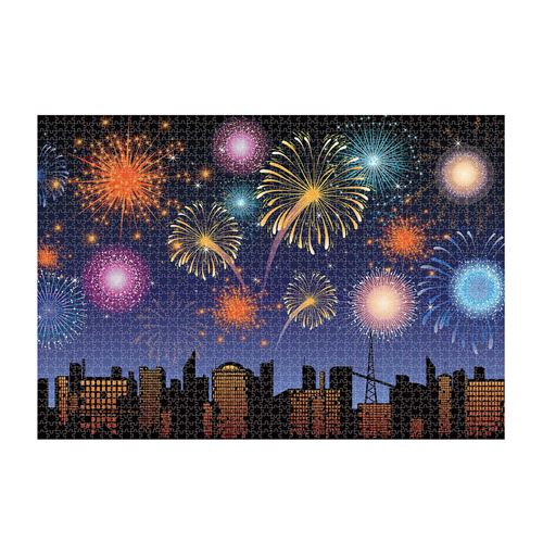  Puzzle 2000 pi&egrave;ces D&eacute;veloppement intellectuel pour adultes et enfants-Multicolore 