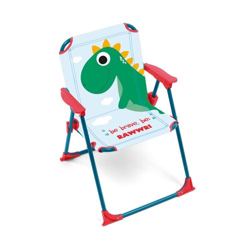 Chaise pliante avec accoudoirs - Dinosaures