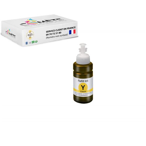 Bouteille Compatible EPSON 102 (C13T03R440) jaune - Bouteille d