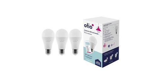  Pack de 3 ampoules connect&eacute;es WIFI LED E27 10W - OtioHome