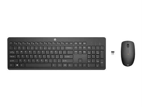 HP 235 - Toetsenbord en muis set - draadloos - Belgisch - voor ProBook 45X G8, 45X G9, 650 G8; ZBook Power G9, Studio G9; ZBook Firefly 14 G9, 16 G9
