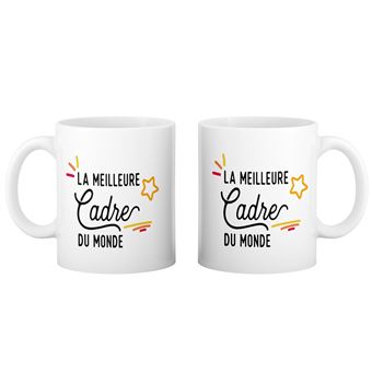 Fabulous Mug céramique La Meilleure Cadre du Monde - Tasse et Mugs