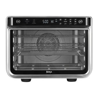 Ninja Foodi DT200EU - Four électrique avec gril/friteuse à air chaud - convection - 29 litres - 2.4 kWatt - argent/noir