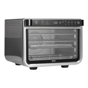 Ninja Foodi DT200EU - Four électrique avec gril/friteuse à air chaud - convection - 29 litres - 2.4 kWatt - argent/noir