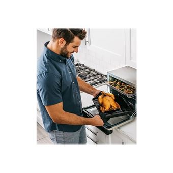 Ninja Foodi DT200EU - Four électrique avec gril/friteuse à air chaud - convection - 29 litres - 2.4 kWatt - argent/noir