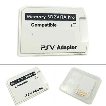 Adaptateur micro SD vers Memory Stick PRO Duo SD2VITA 5.0 - Blanc