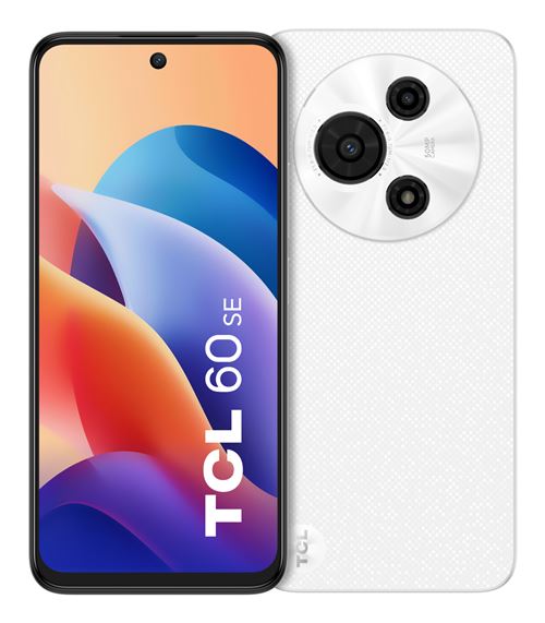TCL 60 SE 16,9 cm (6.67 ) Double SIM Android 15 4G USB Type-C 8 Go 512 Go 5200 mAh Blanc