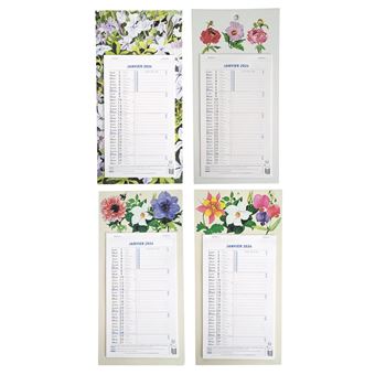 Bouchut 411 - Calendrier De Bloc Mensuel à Feuillets - 19 X 42 Cm