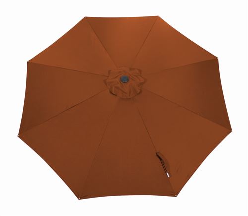 Proloisirs - Toile de parasol droit - 300 cm - Sienne - Image 3