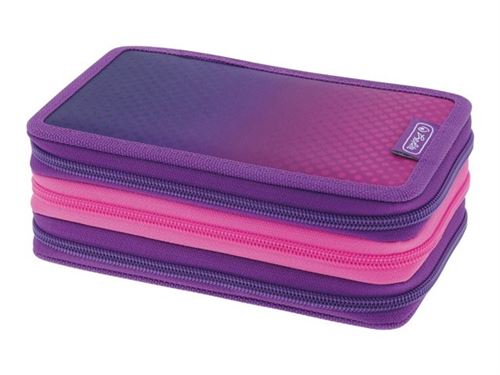 Non Communiqué Violet/Rose Herlitz - Trousse - 31 Éléments - Polyester
