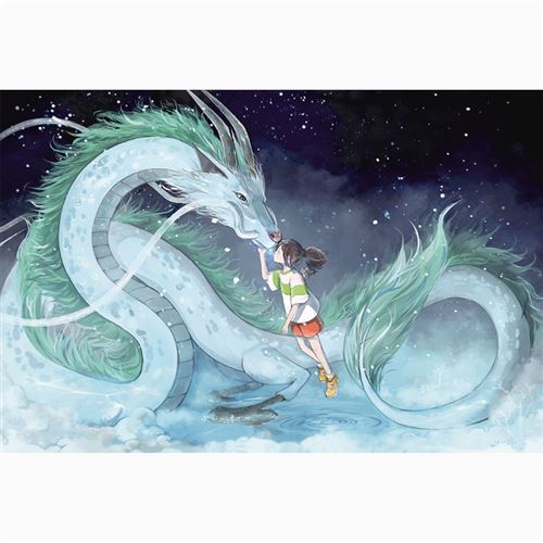 Puzzle 1000 Pièces VORMOR Jouets Educati et Créatif pour Enfants Adultes - Spirited Away