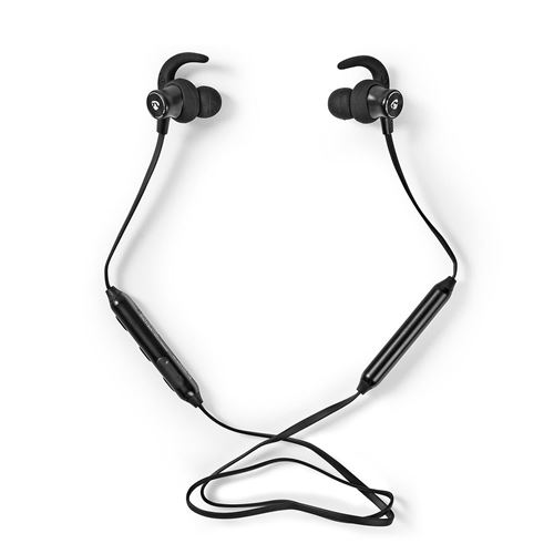 Bluetooth &eacute;couteurs Nedis HPBT8000BK Noir 