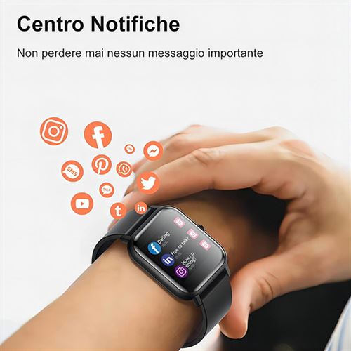 14€02 sur Montre connectée, IP67 Étanche, Compatible Android, IOS - Noir -  Montre connectée - Achat & prix