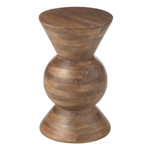Non Communiqué Marron Table D'appoint En Bois "Candy" 50Cm