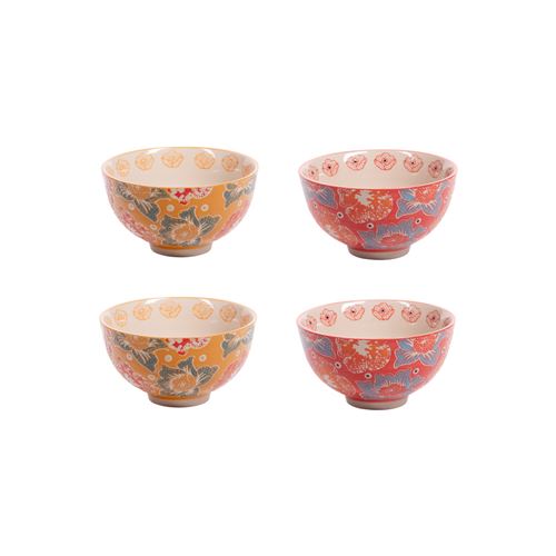 Non Communiqué Multicolore Coffret De 4 Coupelles Zephyr 11 Cm - Table Passion - Grès