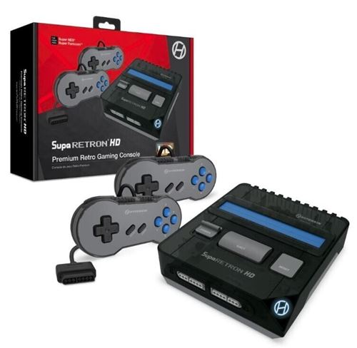 Hyperkin - Console Supa Retron HD Space Black - Super Nintendo et Super Famicom (SNES/SFC)
