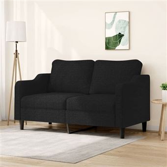 Canapé-lit Convertible VidaXL Noir – Tissu, Avec Accoudoirs – Canapé De Jour Pliant