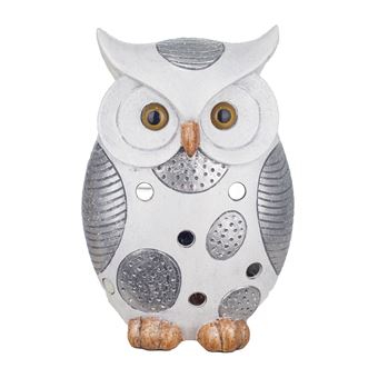 Statue BY SIGRIS Chiffre de hibou Romantique SG27470 Blanc - 1