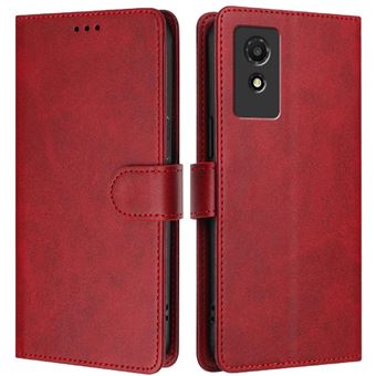 Coque Portefeuille Magnétique Pour TCL 501 (6 Pouces) – Motif Papillon Rose – 3 Emplacements Cartes + Portefeuille – Fonction Support