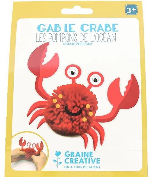 Kit Pompon Graine Creative les petits crabes