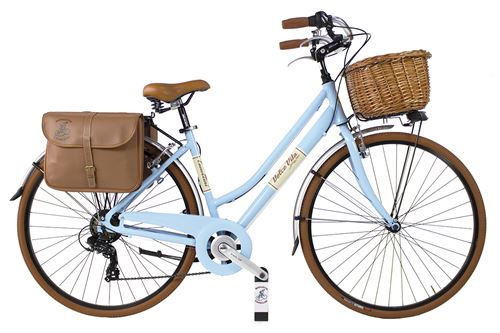 Dolce Vita by Canellini Vélo de Ville Retro Vintage Aluminium Dame Blau 46