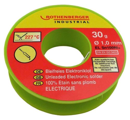 Rothenberger Bobine Étain Électronique 1 Mm, 30 G. - Image 3