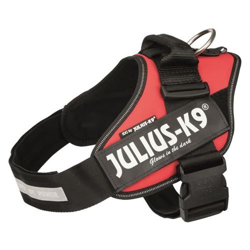 JULIUS-K9 IDC® Power Harness - Red - Size L: Chest circumference 63 - 85 cm
