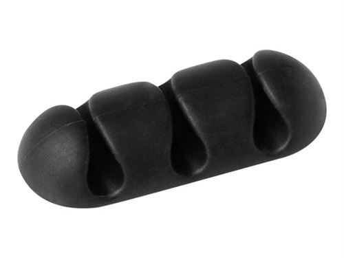 DURABLE CAVOLINE CLIP 3 - Pinces pour câble - graphite (pack de 2)