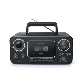 RADIO CASSETTE CD MUSE M-182-RDC - Affichage LED - Fonction répétition totale ou partielle - Lecteur Cassette - Antenne FM - 1