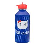 Gourde Inox Enfant - Petit Chaton - Bleu - Draeger Paris