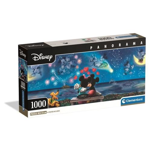 Non Communiqué Compact 1000 Pieces Panorama - Mickey & Minnie