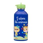 Gourde Inox Enfant - J'adore Les Animaux - Draeger Paris