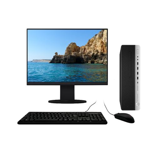 HP 800 G5 Sff i7-9700 4.70Ghz 32Go/240Go SSD WiFi W11 + Ecran 20