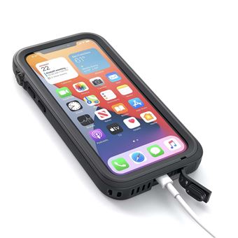 Coque Étanche Total Protection pour iPhone 14 Plus Compatible MagSafe Catalyst Noir