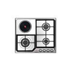 Table de cuisson mixte 60cm 3feux 8050w inox De Dietrich DPE3601XM