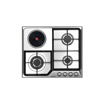 Table de cuisson mixte 60cm 3feux 8050w inox De Dietrich DPE3601XM