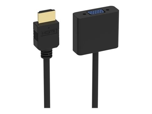 PORT - Adaptateur vidéo - HDMI mâle pour HD-15 (VGA) femelle - 20 cm
