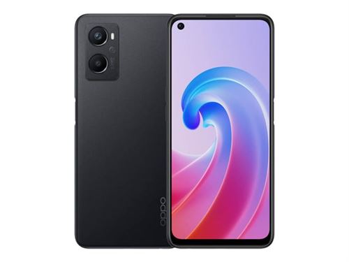 OPPO A96 - 4G smartphone - double SIM - RAM 8 Go / Mémoire interne 128 Go - microSD slot - Écran LCD - 6.59"" - 2412 x 1080 pixels (90 Hz) - 2x caméras arrière 50 MP, 2 MP - front camera 16 MP - Noir étoilé État correct -  reconditionné disponible sur Fnac