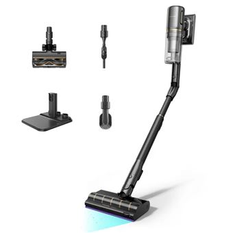 Dreame V20 Pro-A Aspirateur sans fil , nettoyage des bords 0,01 mm, sols durs, tapis et cheveux, sans nœuds, puissance d'aspiration 210 AW, autonomie 90 min, filtration 99,99 % - 1